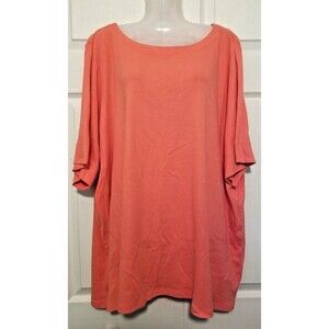 CJ Banks Women's Top  Layer Your Look Collection Short Sleeve Size 3X